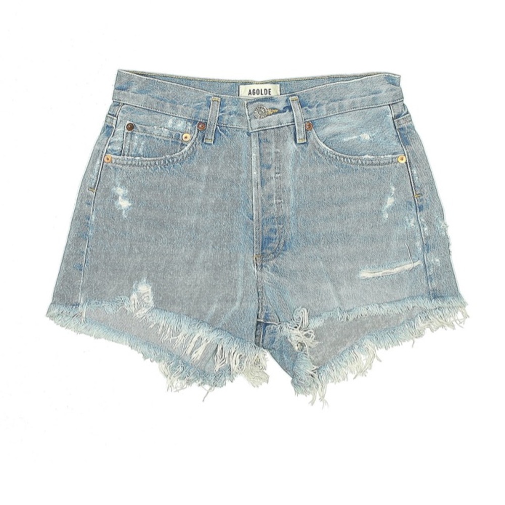 Revolve agolde Parker cutoff Jean shorts very flattering sz 25